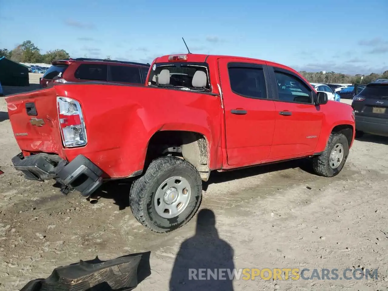 3 Photograph of a damaged car 1GCGSBEA4L1134708 CHEVROLET COLORADO 2020