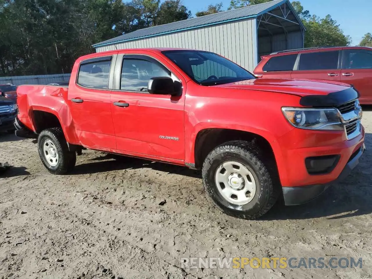 4 Photograph of a damaged car 1GCGSBEA4L1134708 CHEVROLET COLORADO 2020