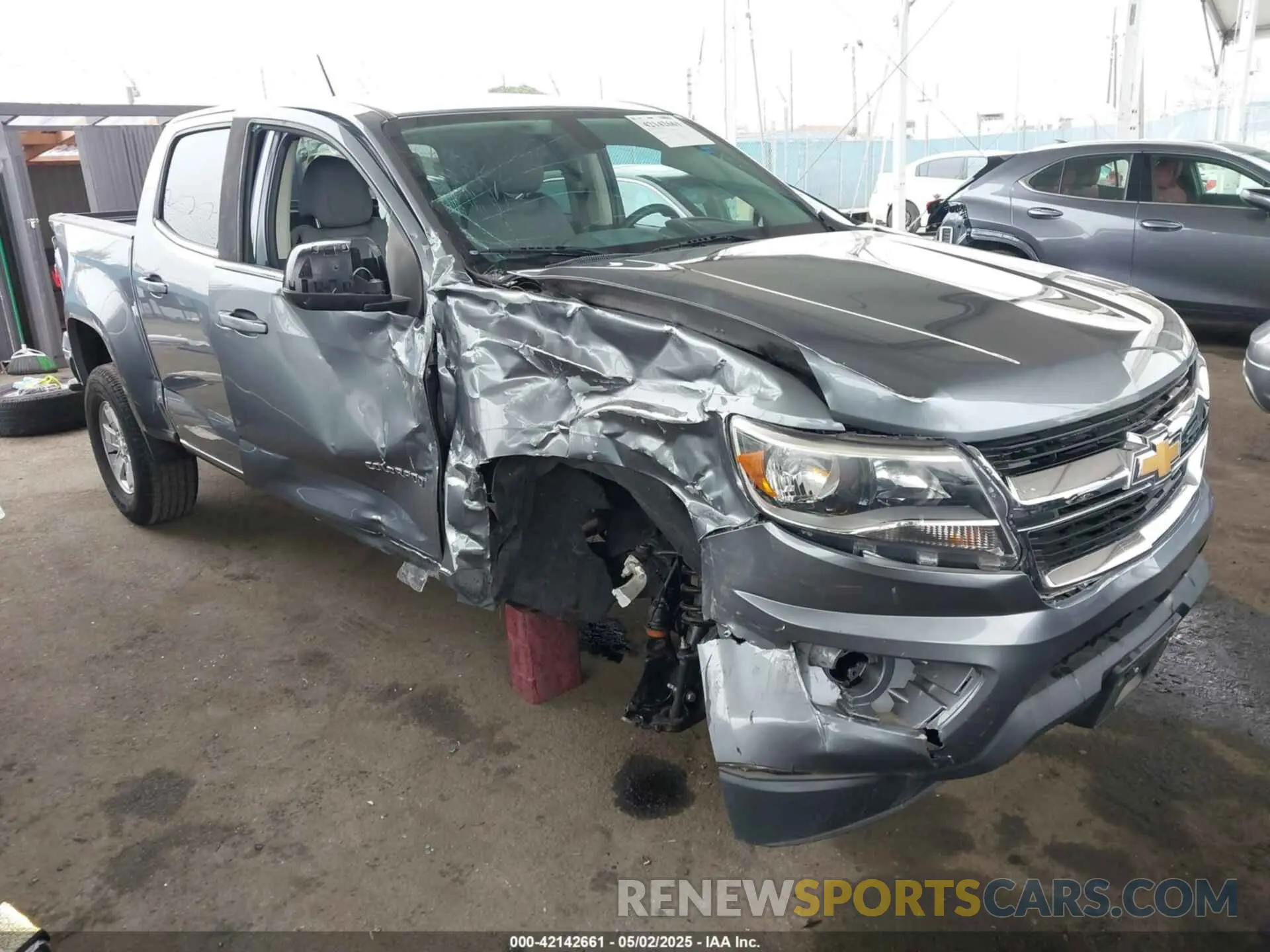 1 Photograph of a damaged car 1GCGSBEA6L1148335 CHEVROLET COLORADO 2020