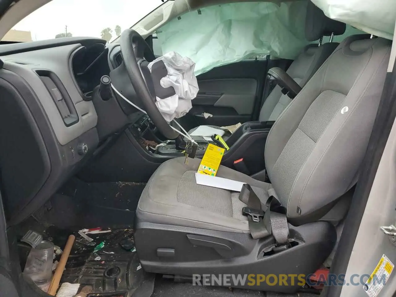 7 Photograph of a damaged car 1GCGSBEA9L1163024 CHEVROLET COLORADO 2020