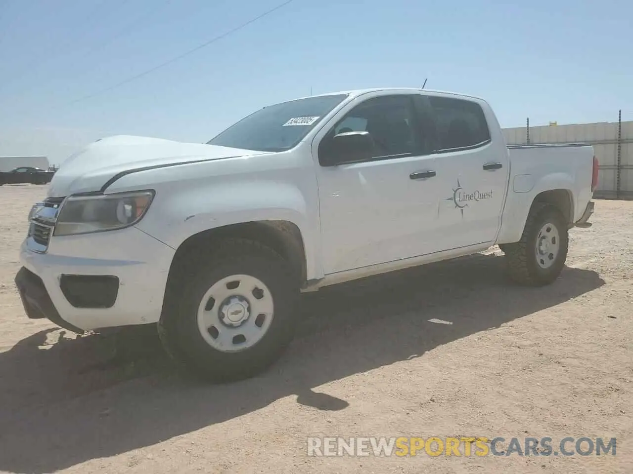 1 Photograph of a damaged car 1GCGSBEAXL1105651 CHEVROLET COLORADO 2020