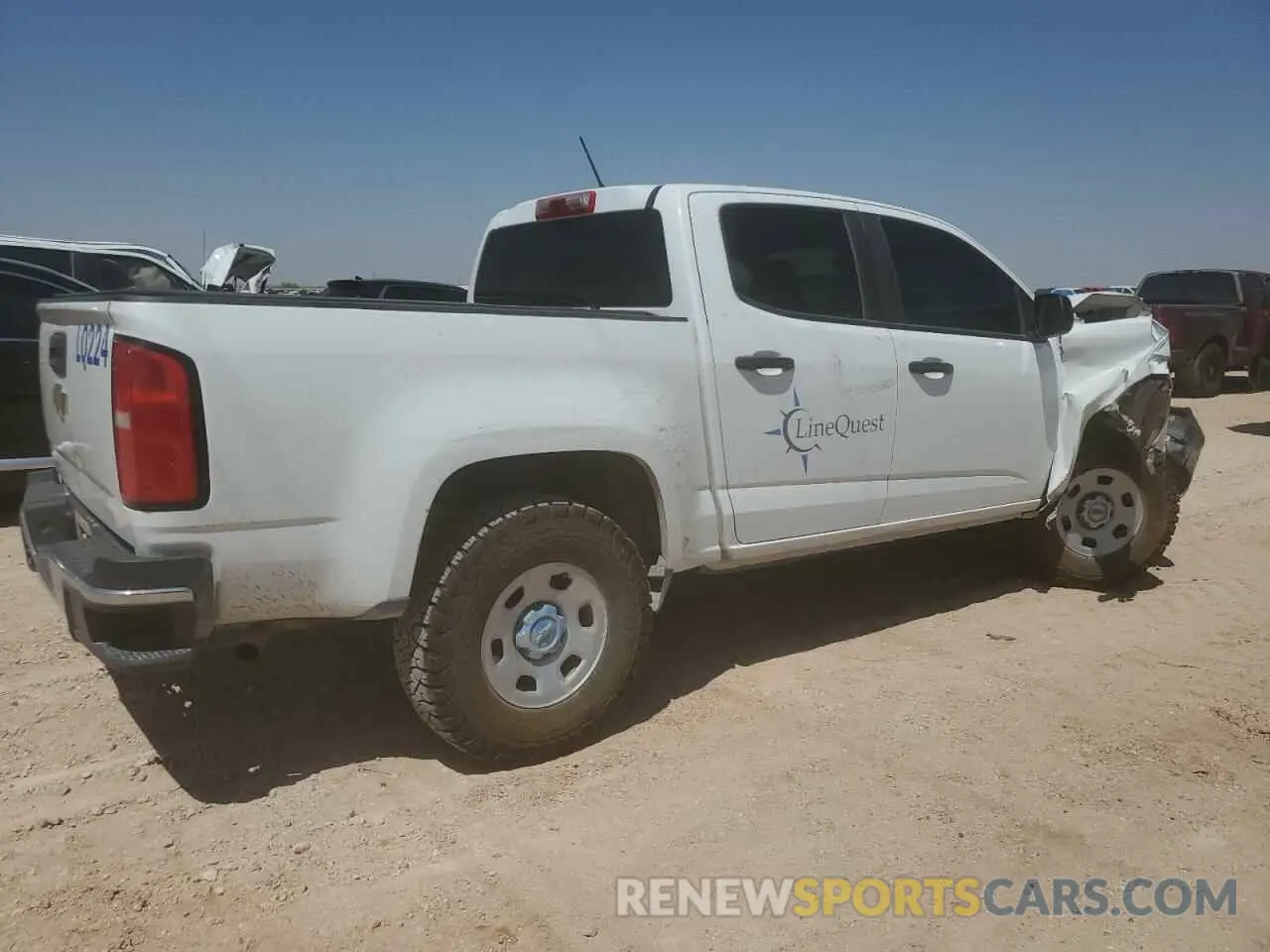 3 Photograph of a damaged car 1GCGSBEAXL1105651 CHEVROLET COLORADO 2020