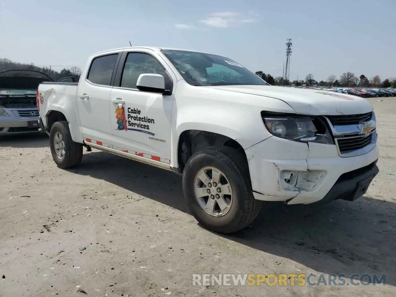 4 Photograph of a damaged car 1GCGSBEN0L1175436 CHEVROLET COLORADO 2020