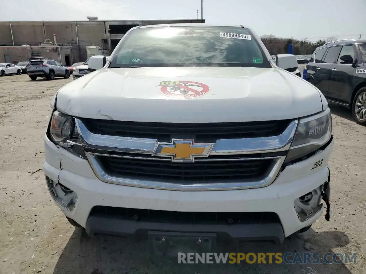 5 Photograph of a damaged car 1GCGSBEN0L1175436 CHEVROLET COLORADO 2020