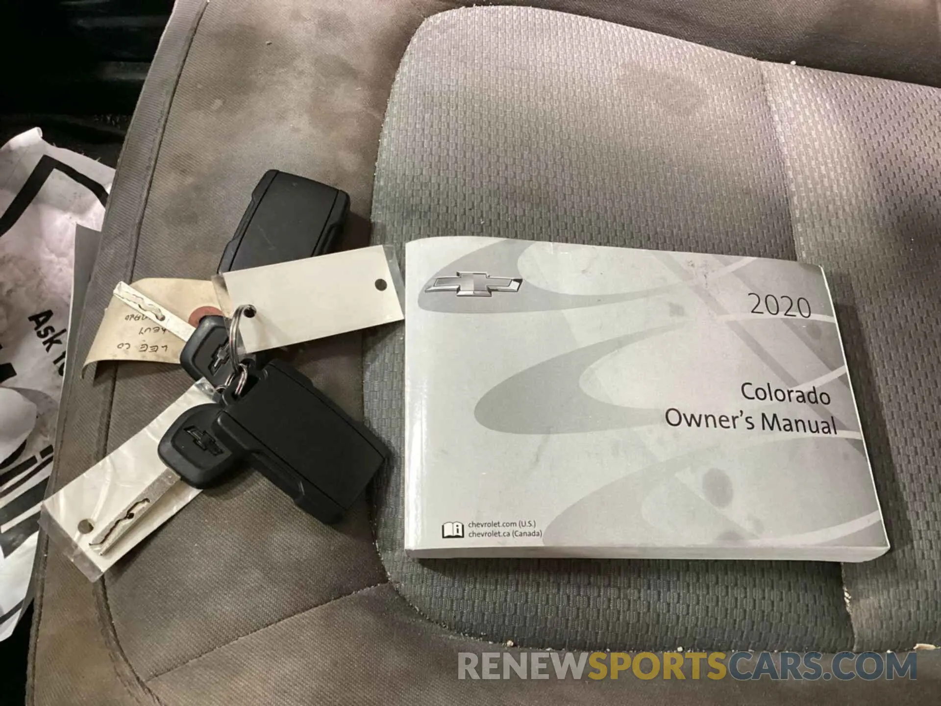 1 Photograph of a damaged car 1GCGSBEN4L1132699 CHEVROLET COLORADO 2020