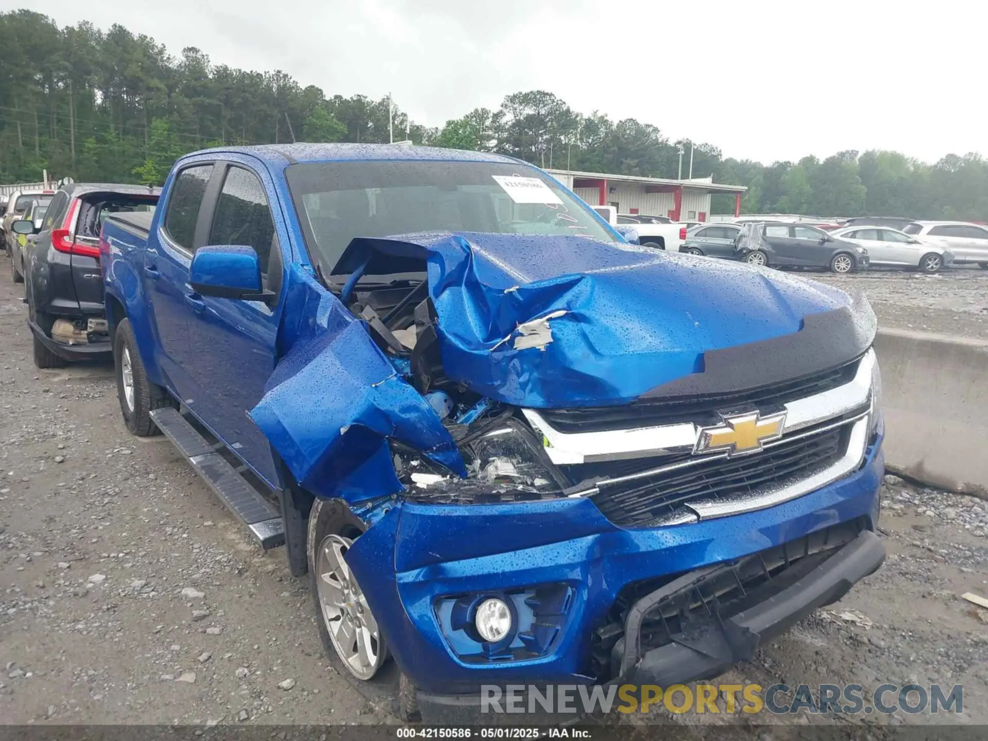 1 Photograph of a damaged car 1GCGSBEN7L1110518 CHEVROLET COLORADO 2020