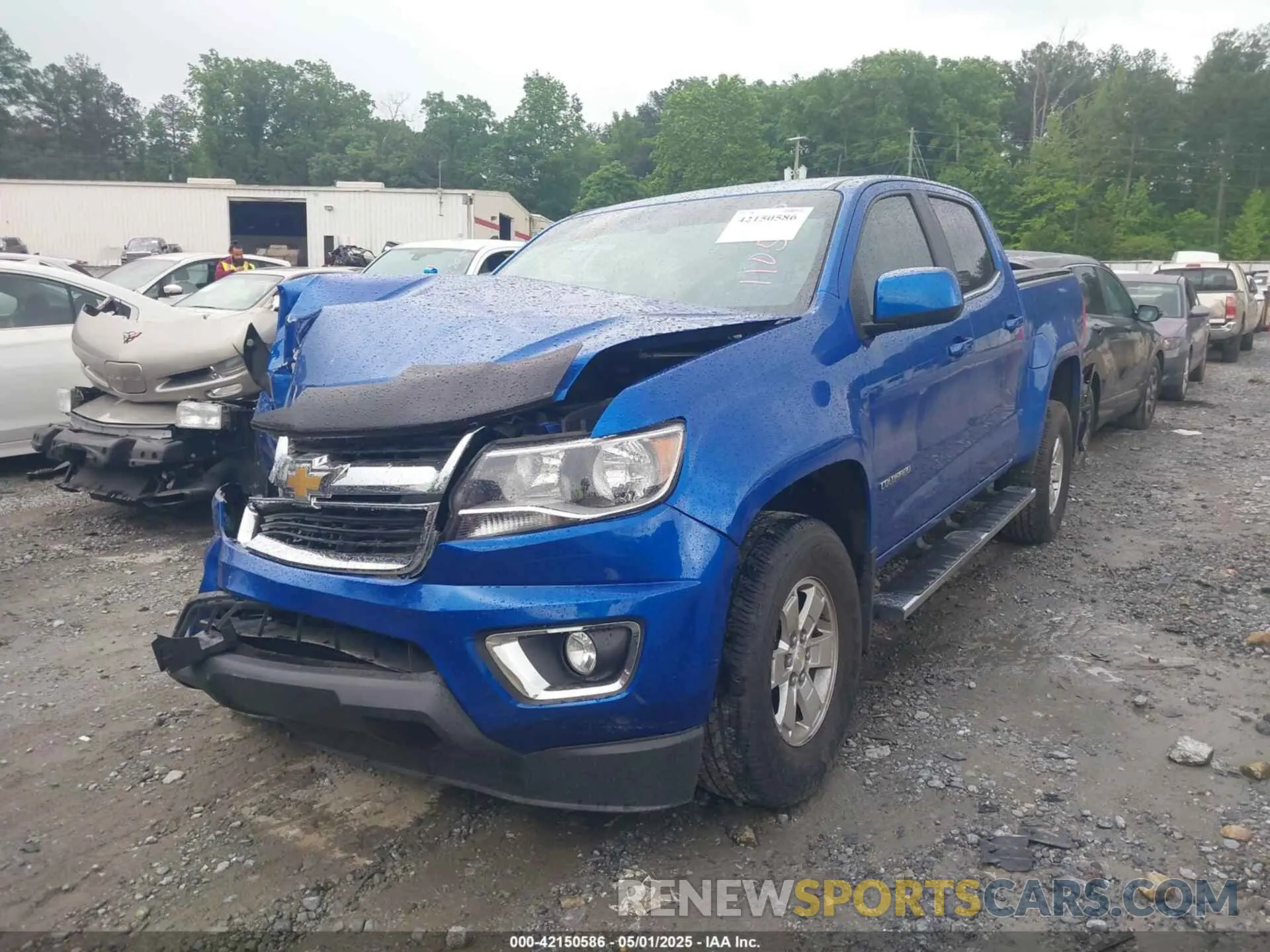 2 Photograph of a damaged car 1GCGSBEN7L1110518 CHEVROLET COLORADO 2020