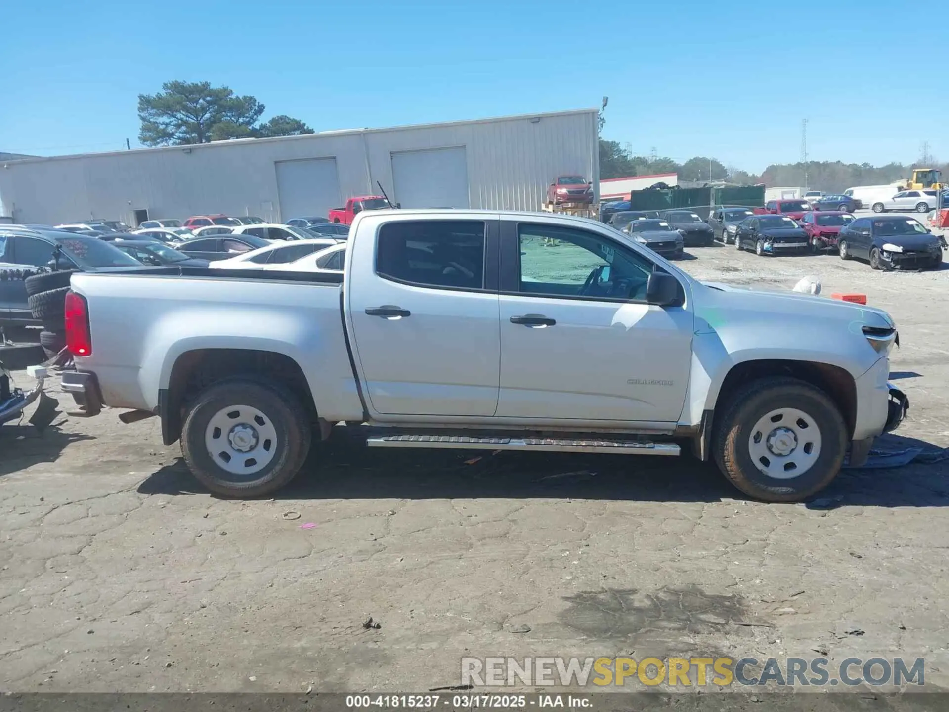 13 Photograph of a damaged car 1GCGSBEN7L1122460 CHEVROLET COLORADO 2020