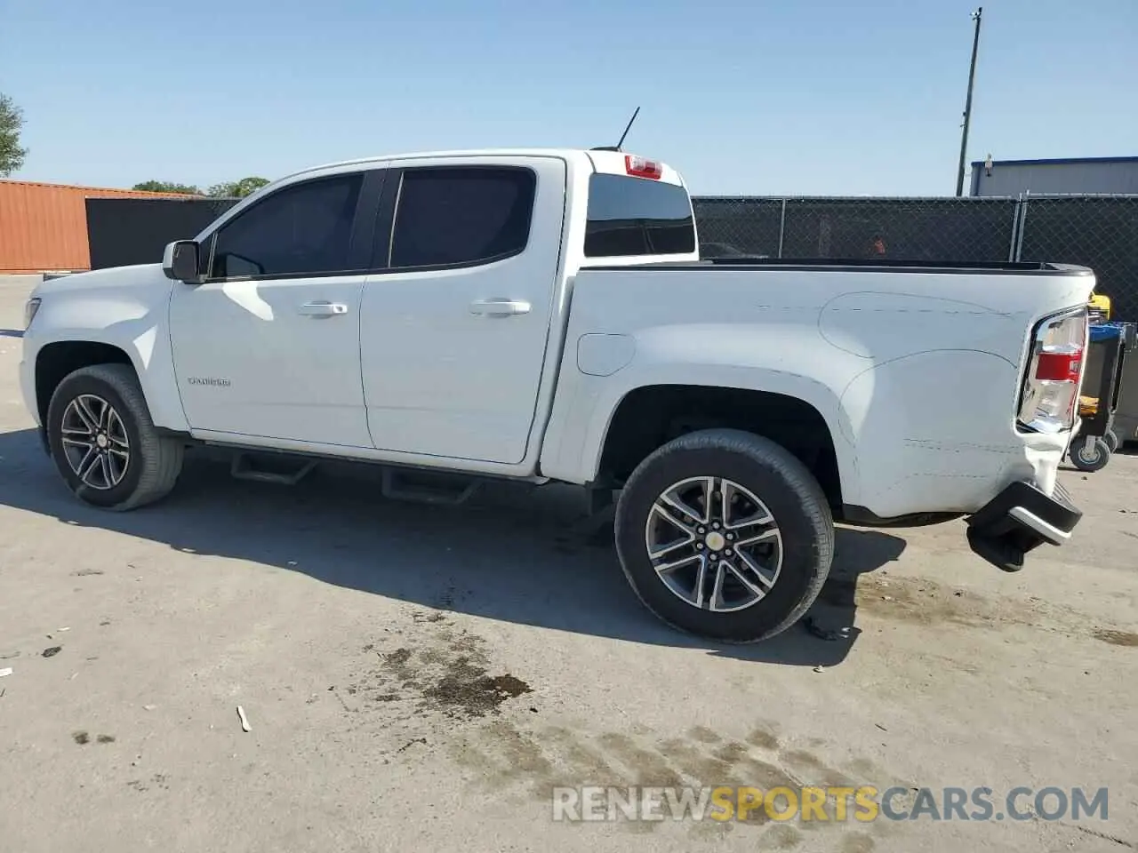 2 Photograph of a damaged car 1GCGSBEN8L1160974 CHEVROLET COLORADO 2020