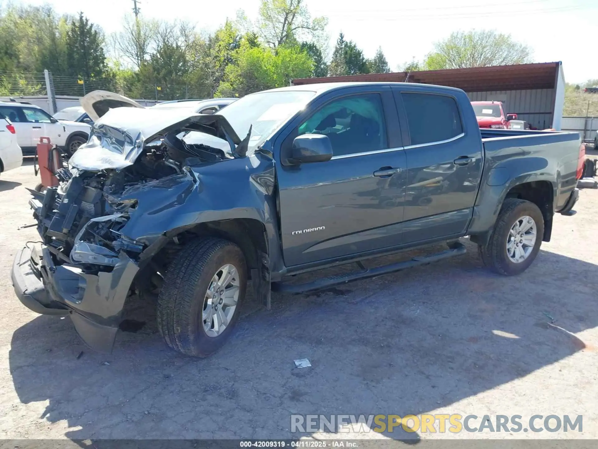 13 Photograph of a damaged car 1GCGSCEA9L1105629 CHEVROLET COLORADO 2020