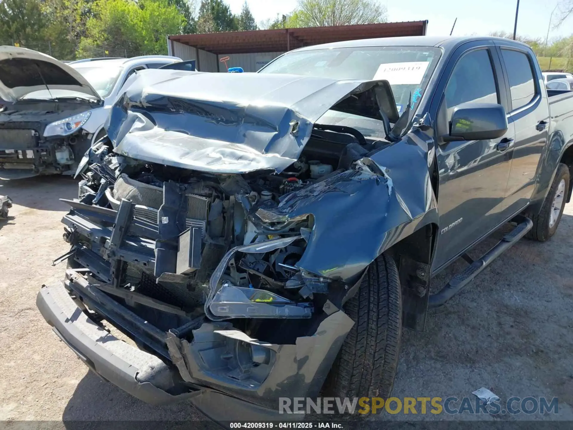 6 Photograph of a damaged car 1GCGSCEA9L1105629 CHEVROLET COLORADO 2020