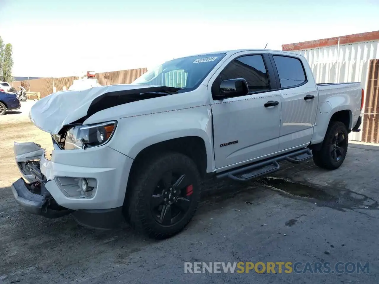 1 Photograph of a damaged car 1GCGSCEN1L1128566 CHEVROLET COLORADO 2020