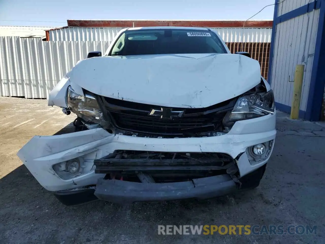 5 Photograph of a damaged car 1GCGSCEN1L1128566 CHEVROLET COLORADO 2020