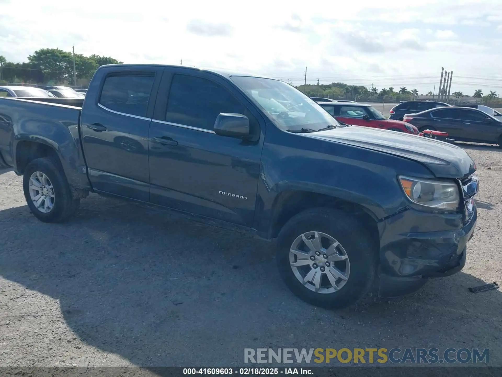 1 Photograph of a damaged car 1GCGSCEN1L1159414 CHEVROLET COLORADO 2020