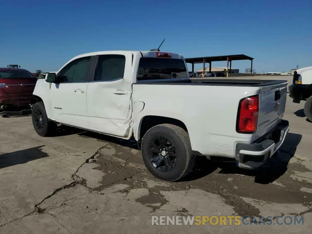 2 Photograph of a damaged car 1GCGSCEN3L1224778 CHEVROLET COLORADO 2020