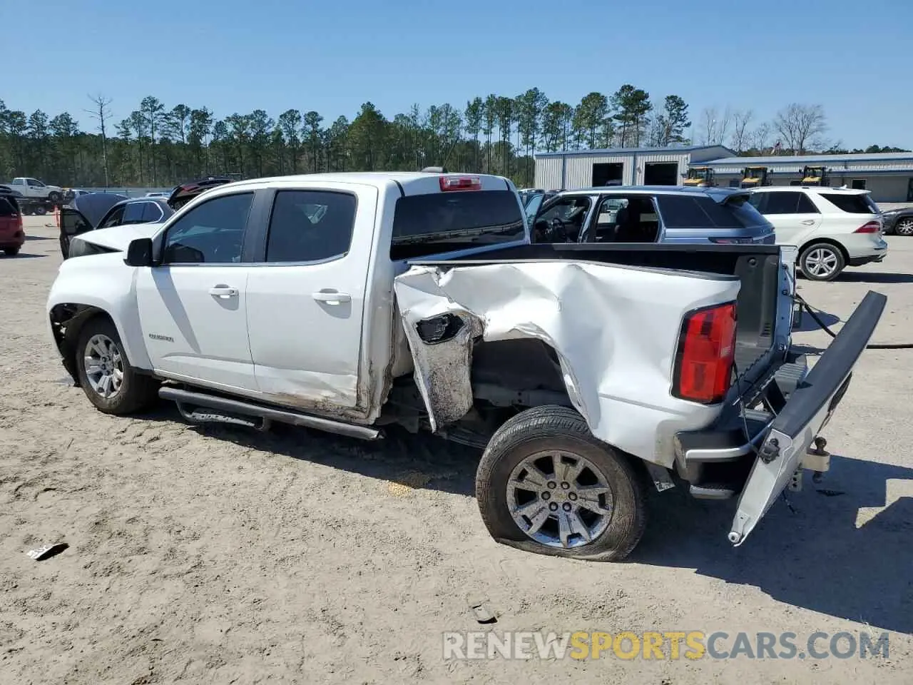 2 Photograph of a damaged car 1GCGSCEN6L1101573 CHEVROLET COLORADO 2020