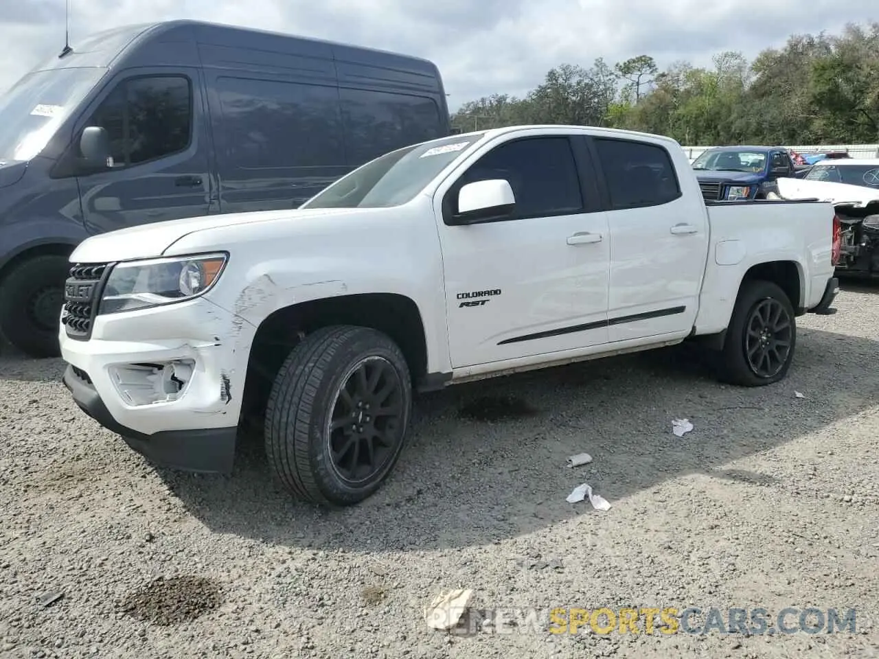 1 Photograph of a damaged car 1GCGSCEN8L1104006 CHEVROLET COLORADO 2020
