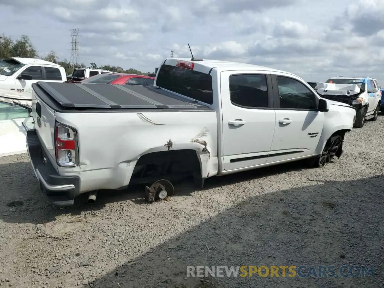 3 Photograph of a damaged car 1GCGSCEN8L1104006 CHEVROLET COLORADO 2020