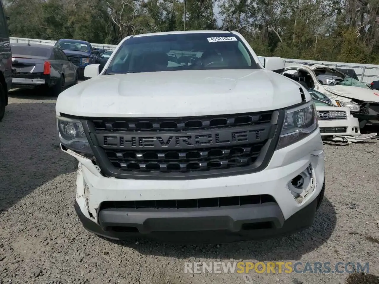 5 Photograph of a damaged car 1GCGSCEN8L1104006 CHEVROLET COLORADO 2020