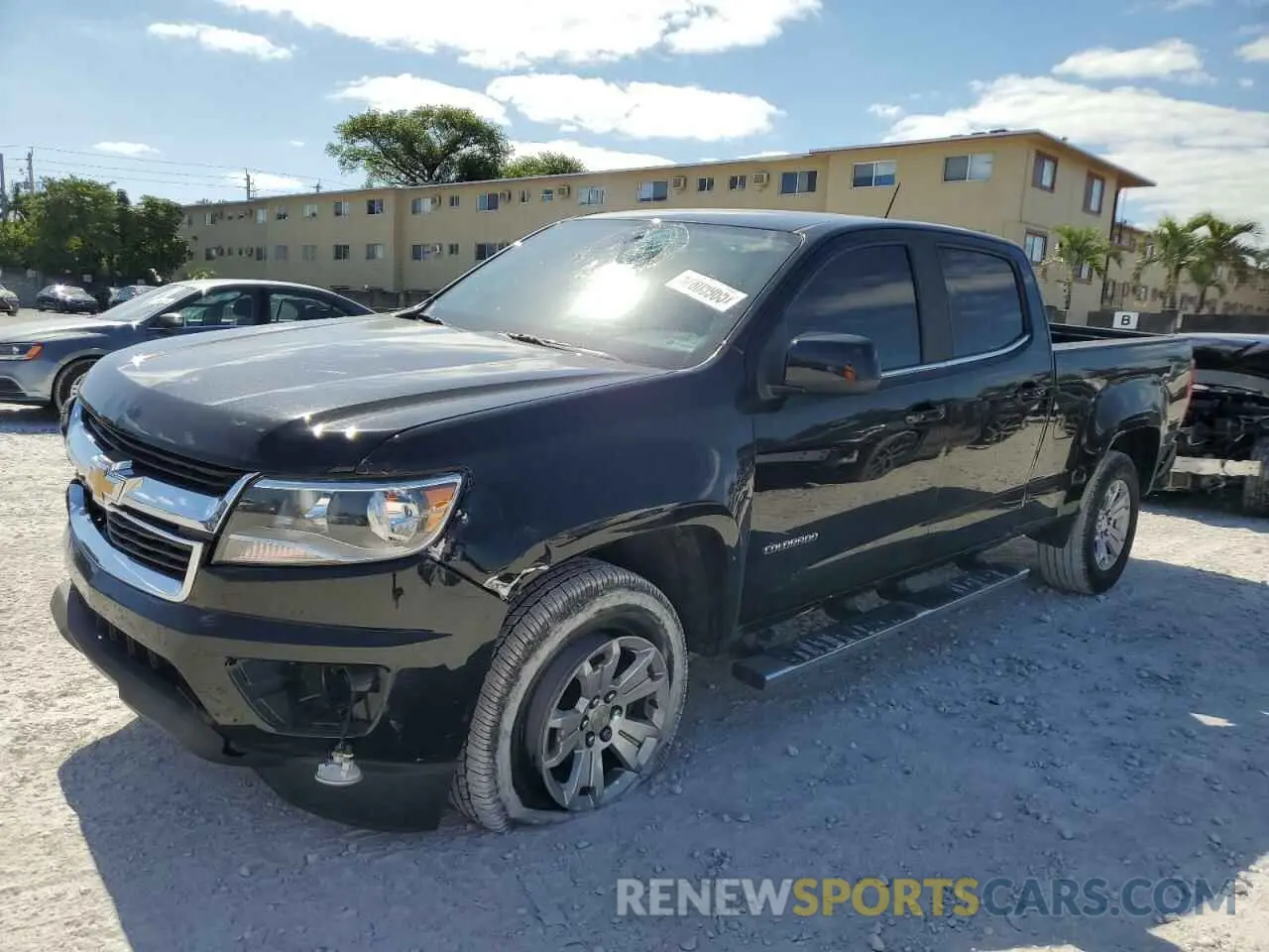 1 Photograph of a damaged car 1GCGSCEN8L1241575 CHEVROLET COLORADO 2020