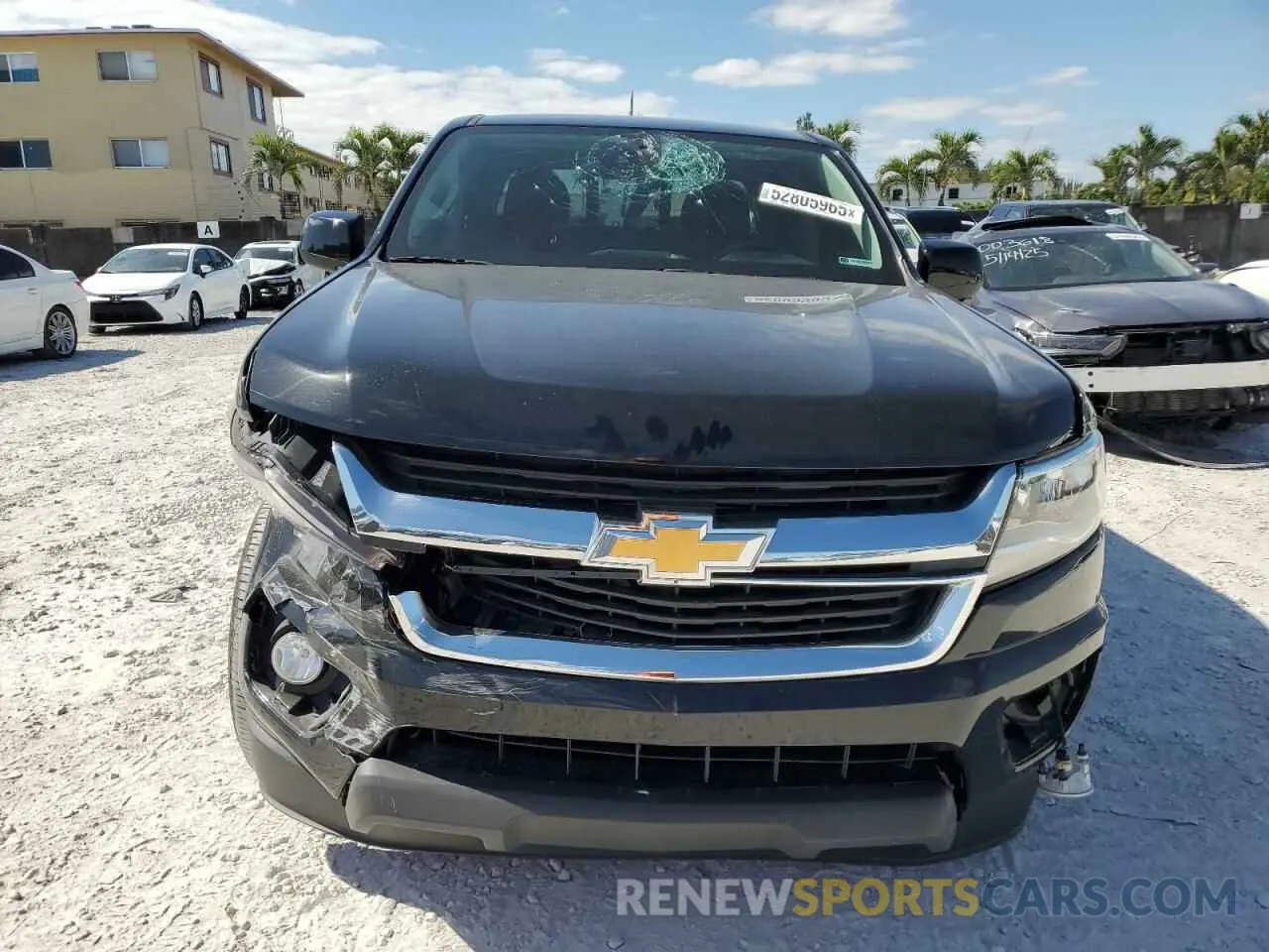 5 Photograph of a damaged car 1GCGSCEN8L1241575 CHEVROLET COLORADO 2020