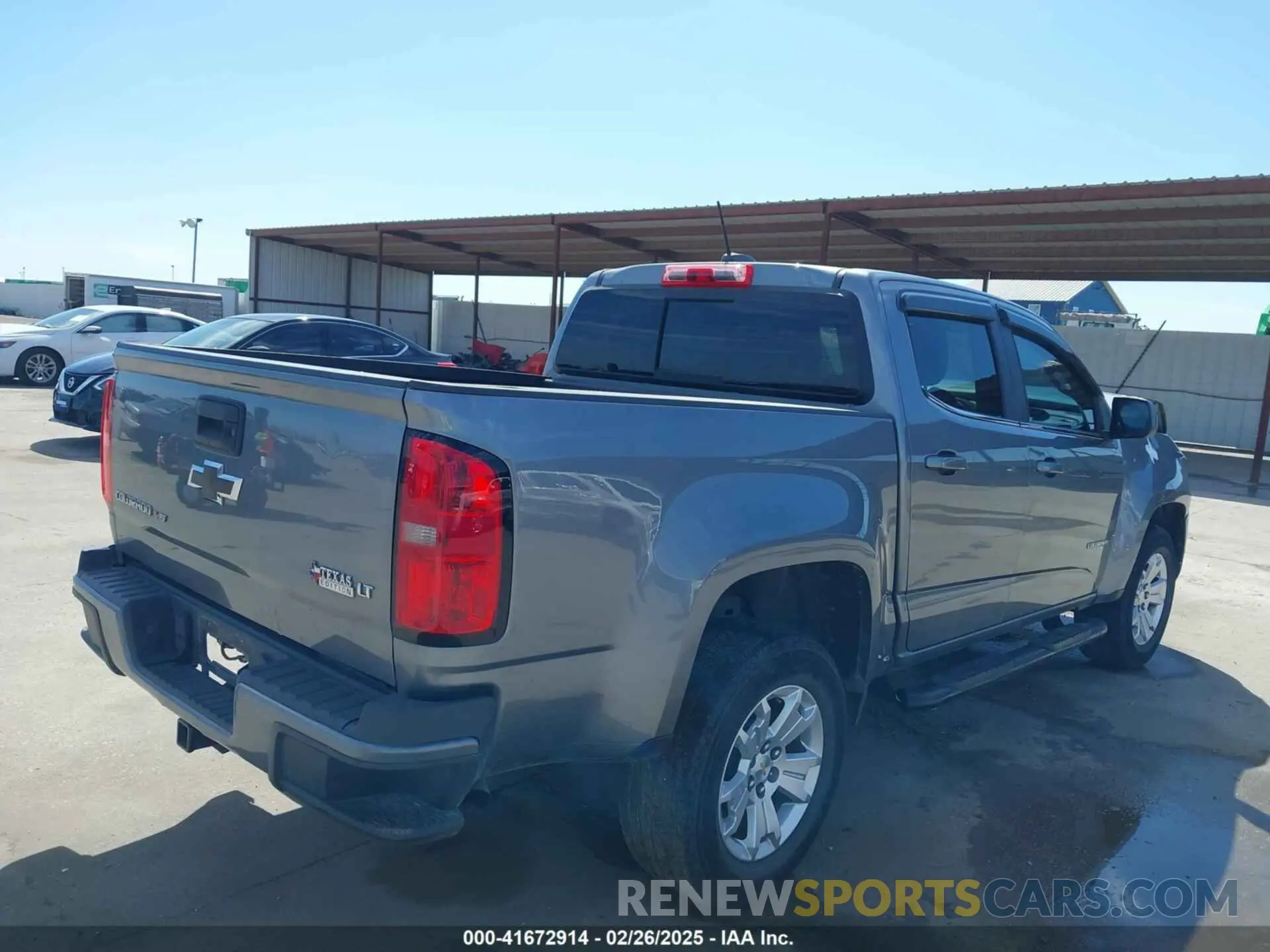 4 Photograph of a damaged car 1GCGSCEN9L1241567 CHEVROLET COLORADO 2020