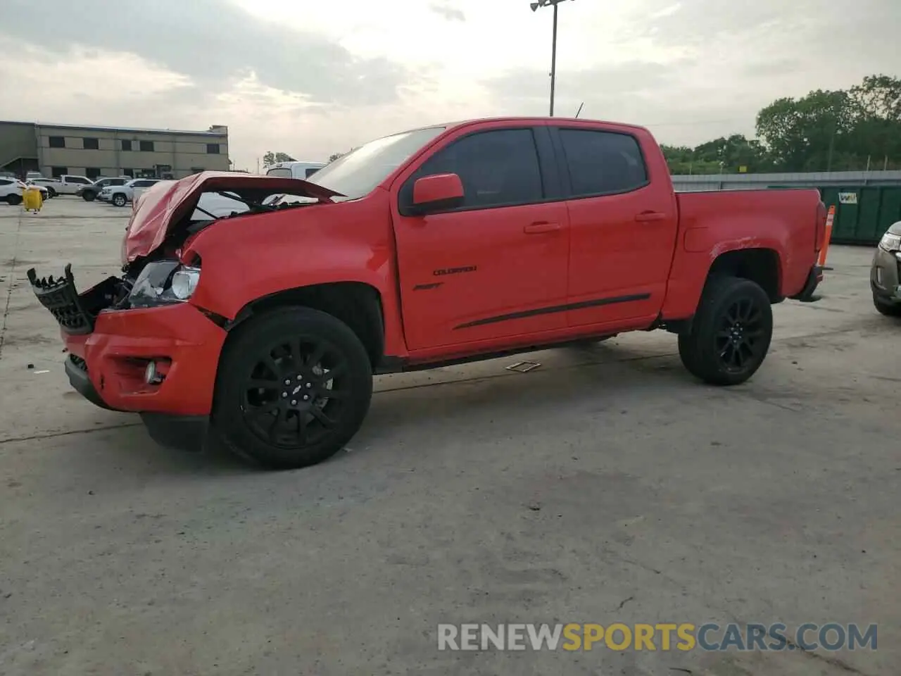 1 Photograph of a damaged car 1GCGSCENXL1128209 CHEVROLET COLORADO 2020