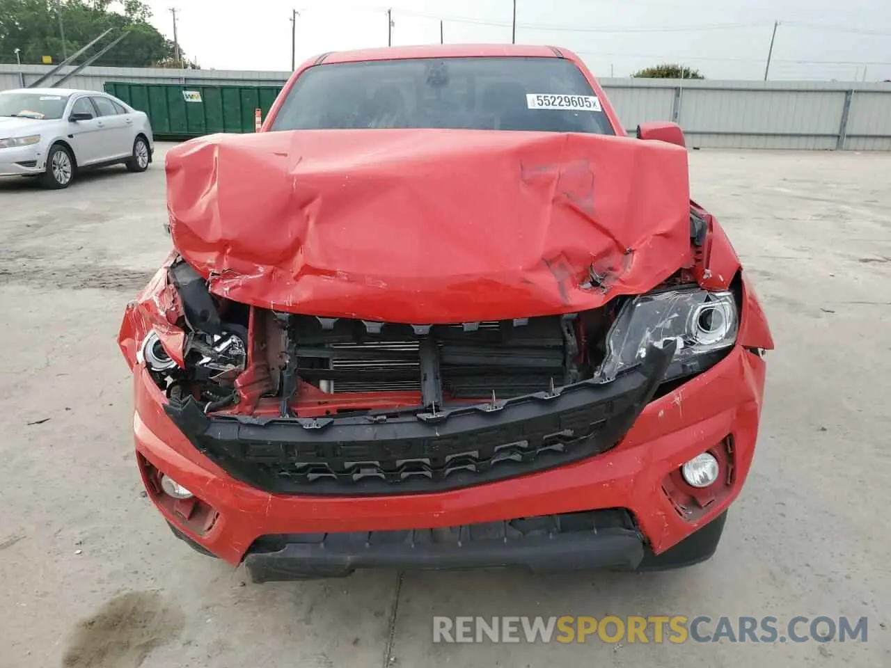 5 Photograph of a damaged car 1GCGSCENXL1128209 CHEVROLET COLORADO 2020