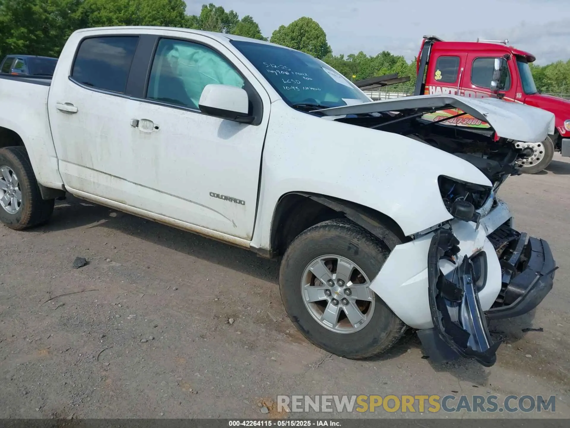 1 Photograph of a damaged car 1GCGTBEN0L1221649 CHEVROLET COLORADO 2020