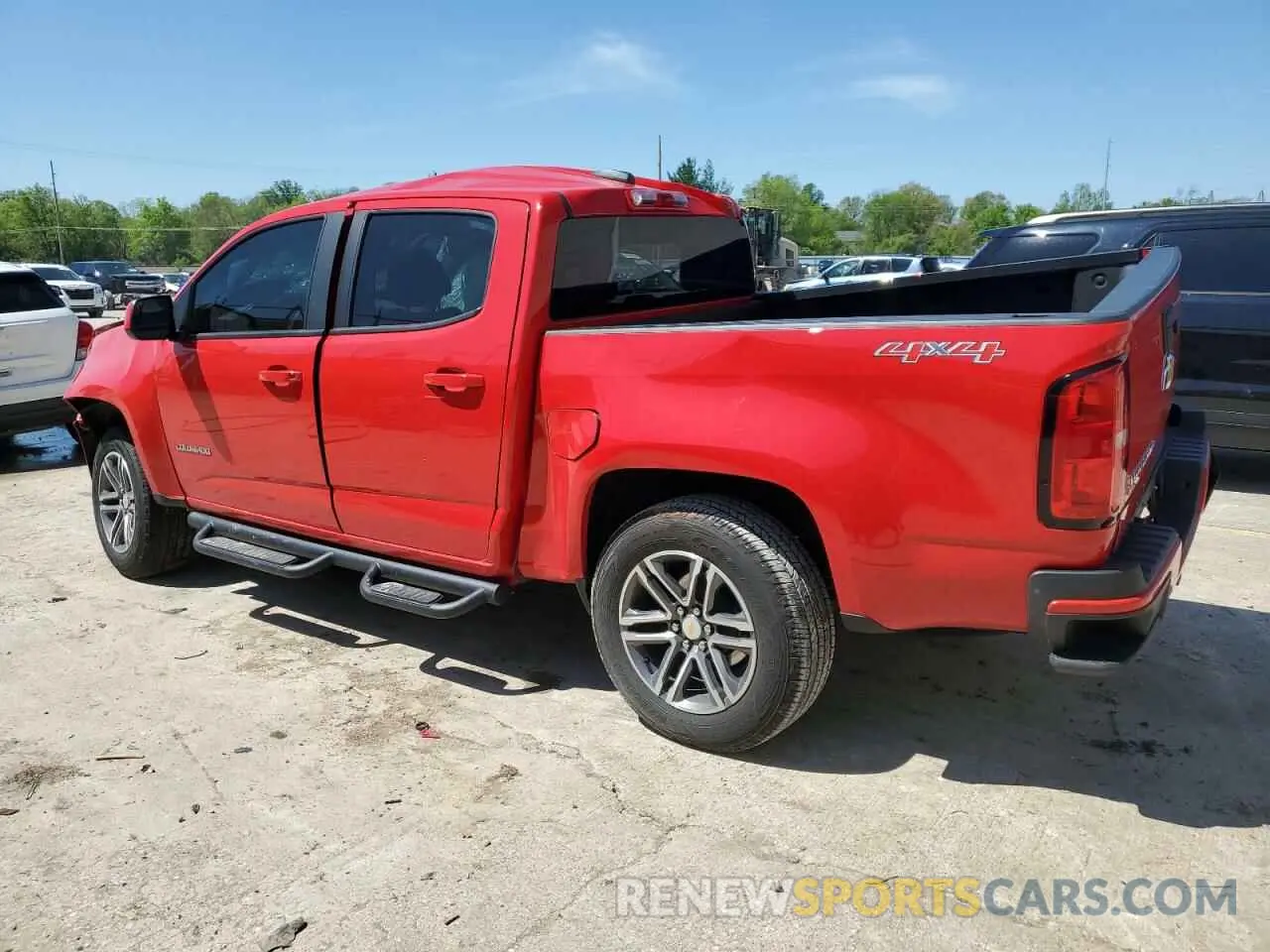2 Photograph of a damaged car 1GCGTBEN1L1131345 CHEVROLET COLORADO 2020