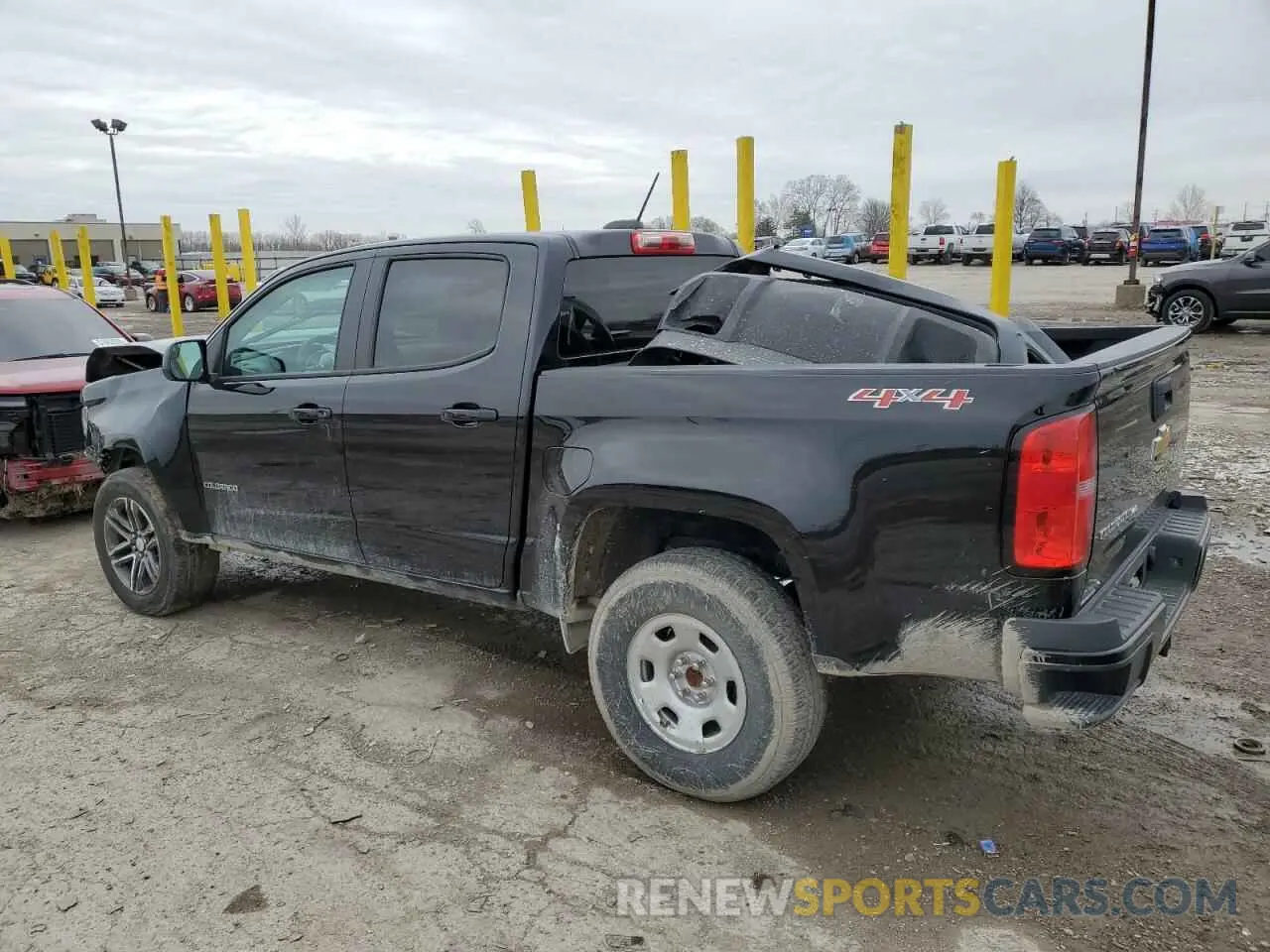 2 Photograph of a damaged car 1GCGTBEN1L1132804 CHEVROLET COLORADO 2020