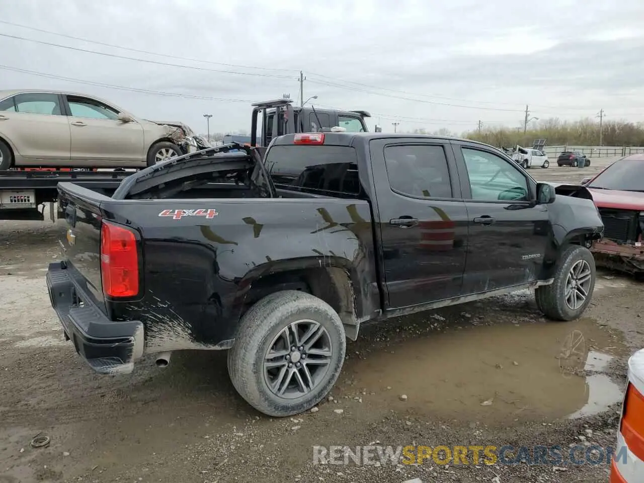 3 Photograph of a damaged car 1GCGTBEN1L1132804 CHEVROLET COLORADO 2020