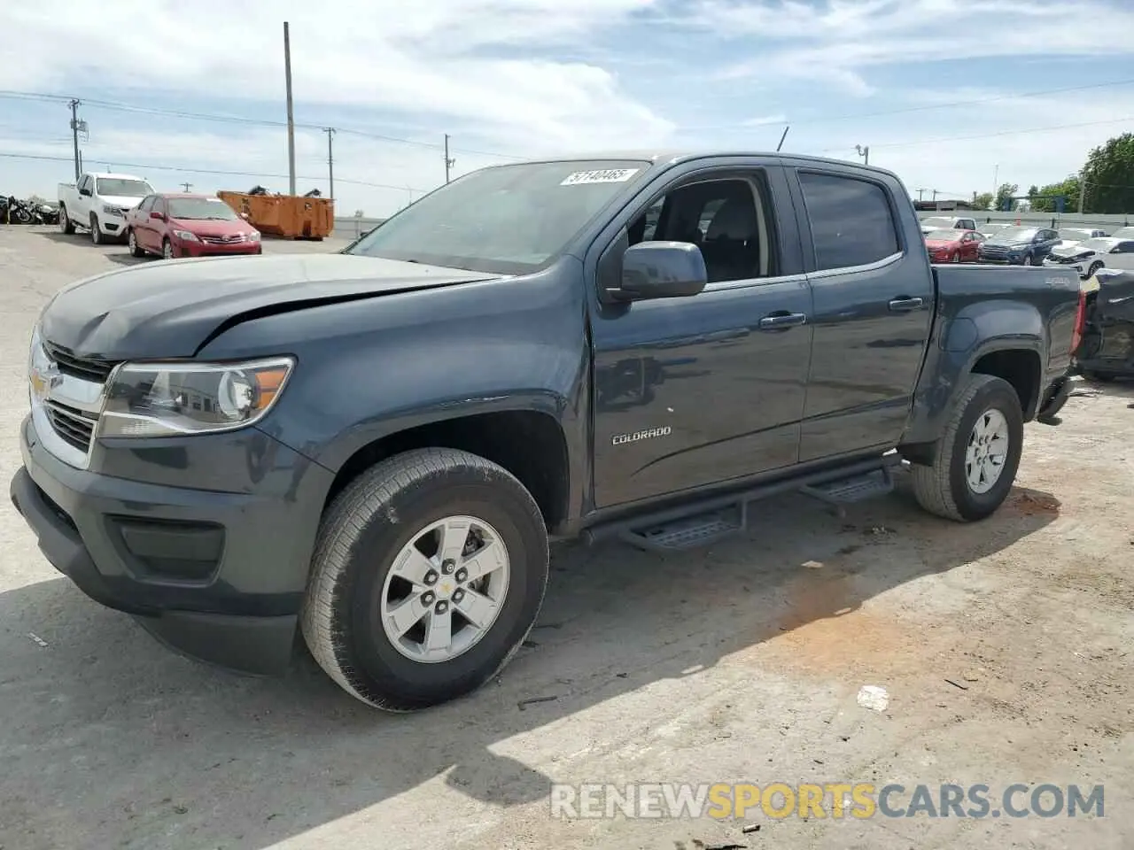 1 Photograph of a damaged car 1GCGTBEN1L1145469 CHEVROLET COLORADO 2020