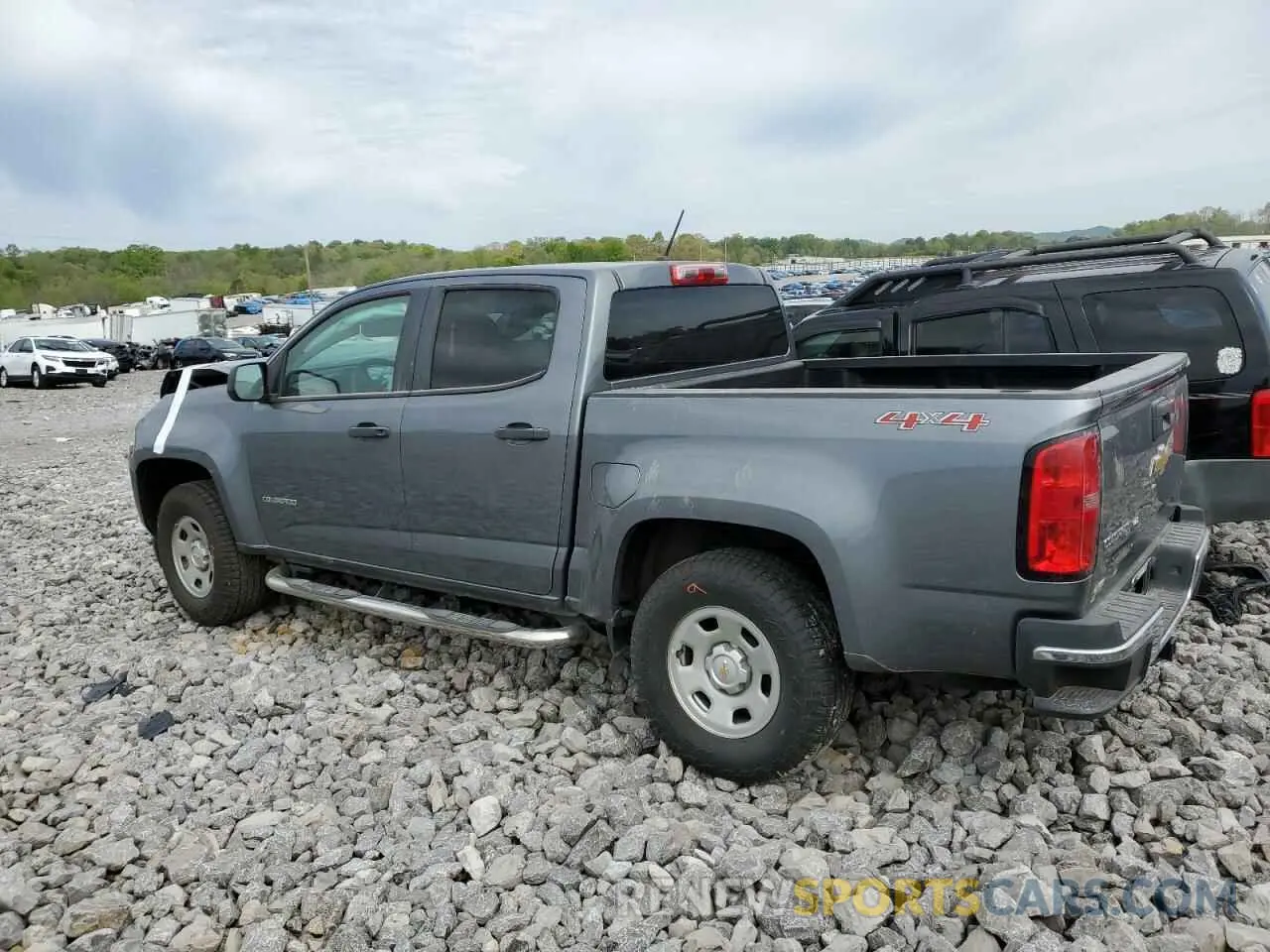 2 Photograph of a damaged car 1GCGTBEN2L1100394 CHEVROLET COLORADO 2020