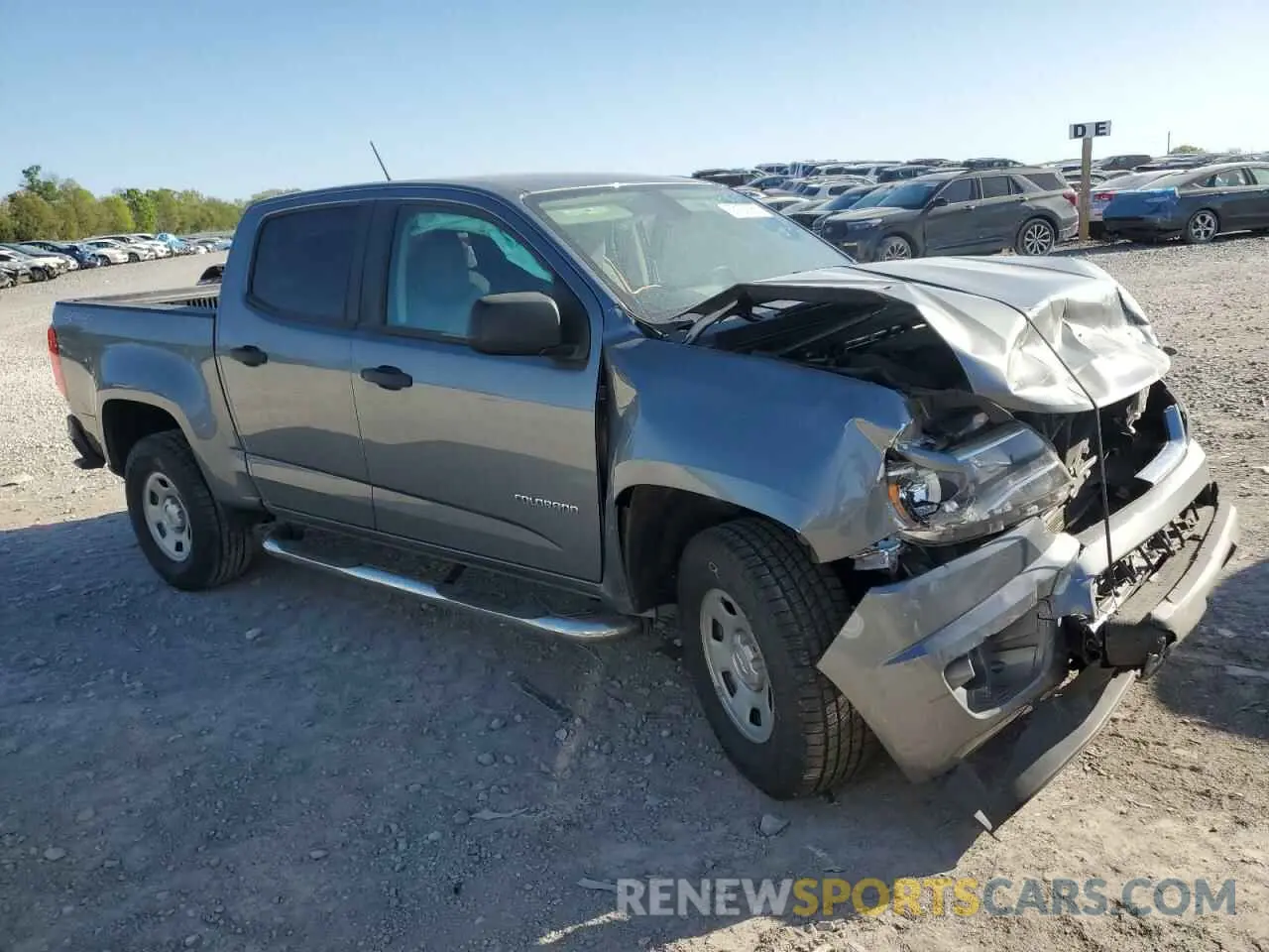 4 Photograph of a damaged car 1GCGTBEN2L1100394 CHEVROLET COLORADO 2020