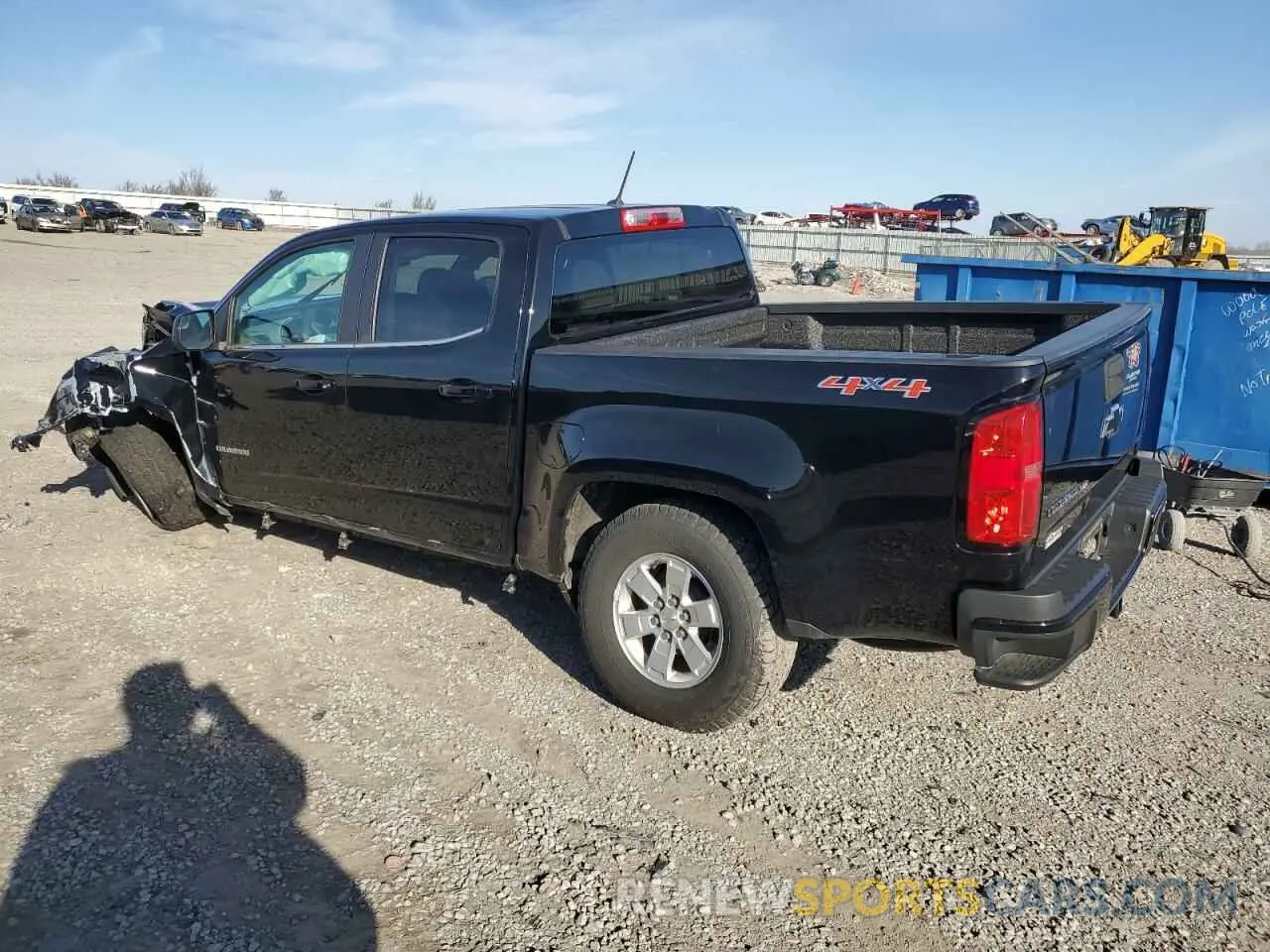 2 Photograph of a damaged car 1GCGTBEN2L1106678 CHEVROLET COLORADO 2020