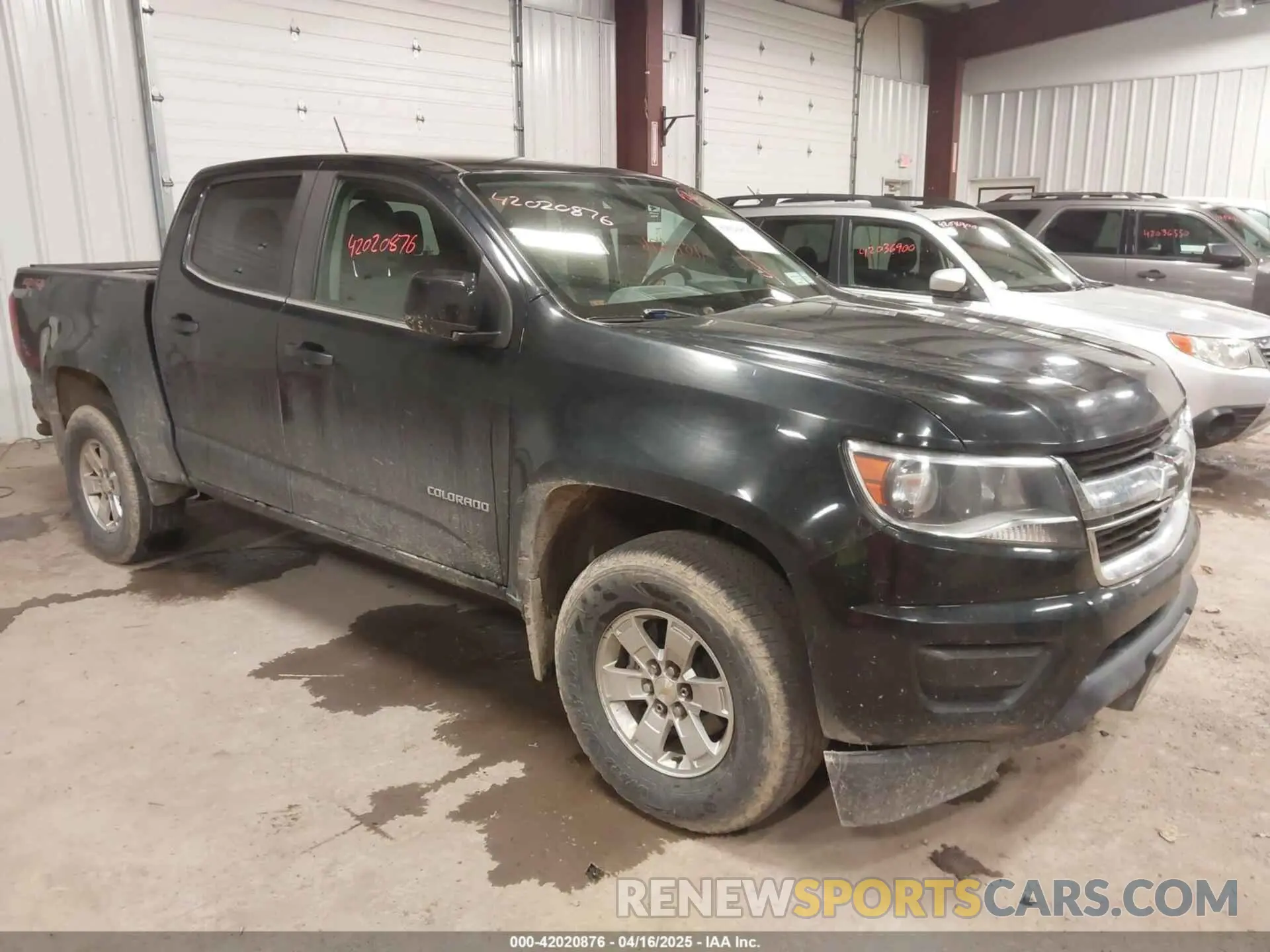 1 Photograph of a damaged car 1GCGTBEN2L1178464 CHEVROLET COLORADO 2020