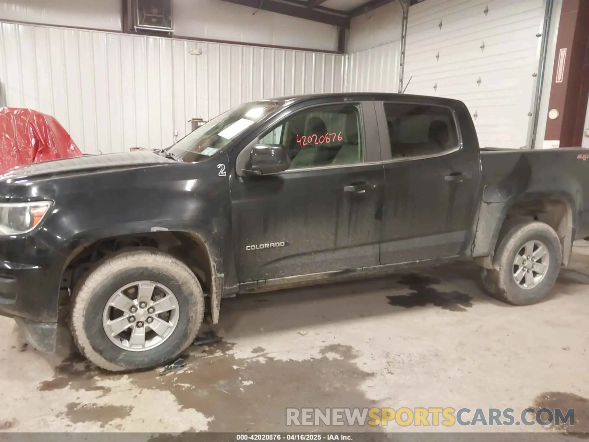 14 Photograph of a damaged car 1GCGTBEN2L1178464 CHEVROLET COLORADO 2020