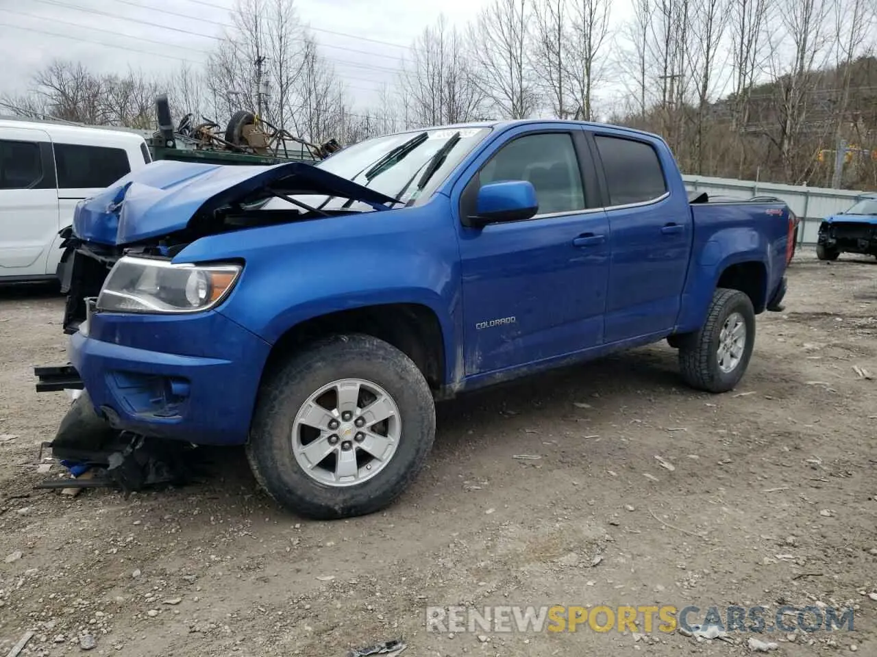 1 Photograph of a damaged car 1GCGTBEN4L1130643 CHEVROLET COLORADO 2020