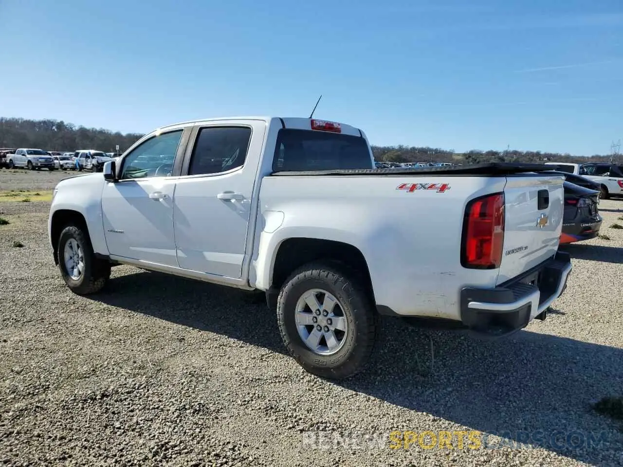 2 Photograph of a damaged car 1GCGTBEN4L1162315 CHEVROLET COLORADO 2020