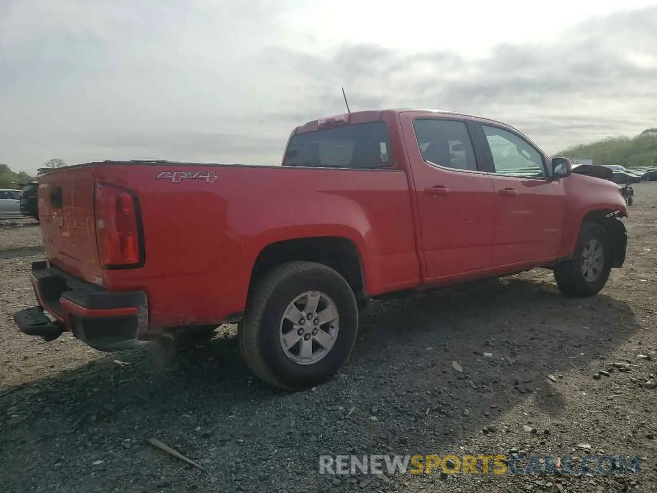 3 Photograph of a damaged car 1GCGTBEN5L1200313 CHEVROLET COLORADO 2020