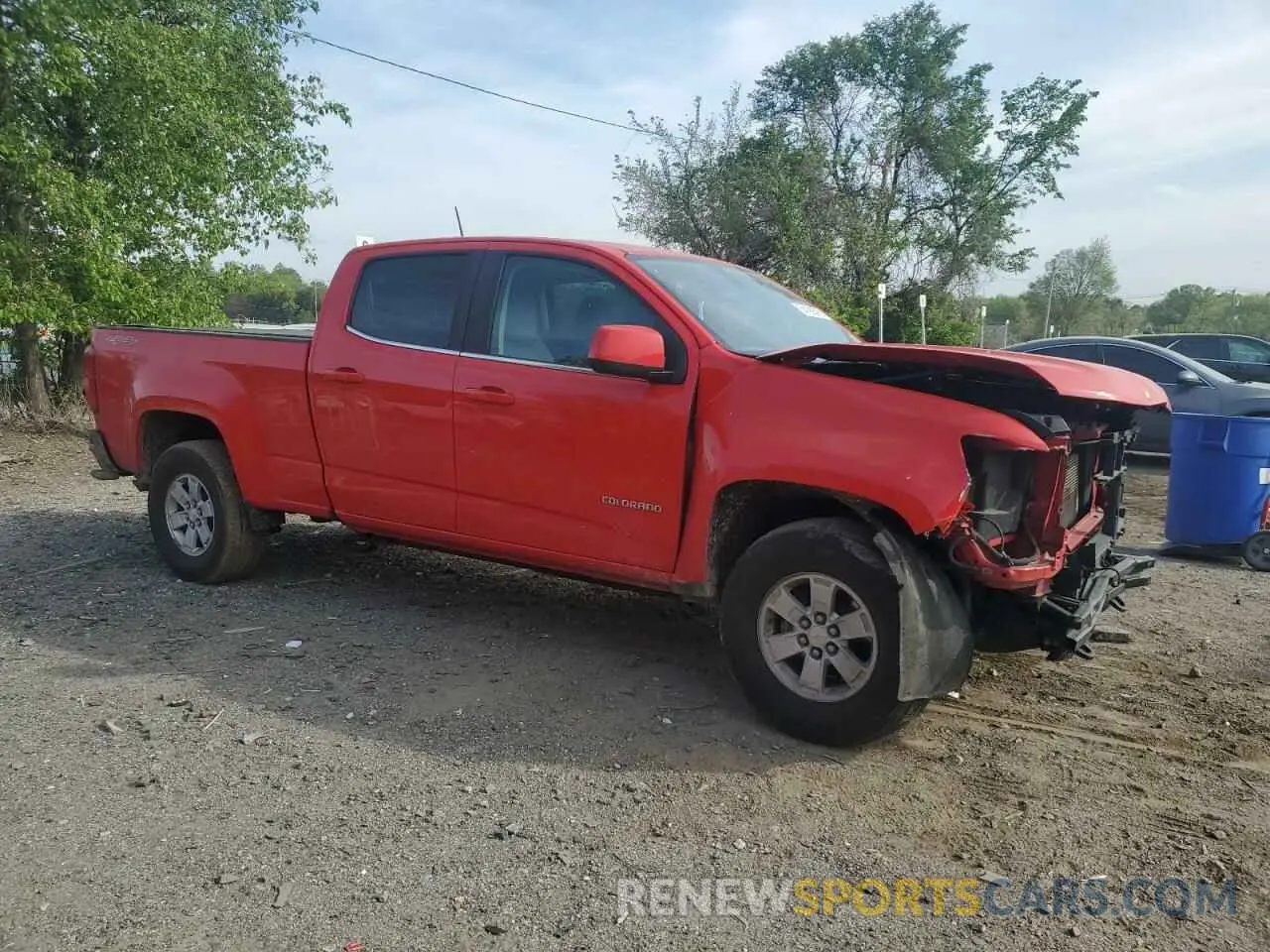 4 Photograph of a damaged car 1GCGTBEN5L1200313 CHEVROLET COLORADO 2020