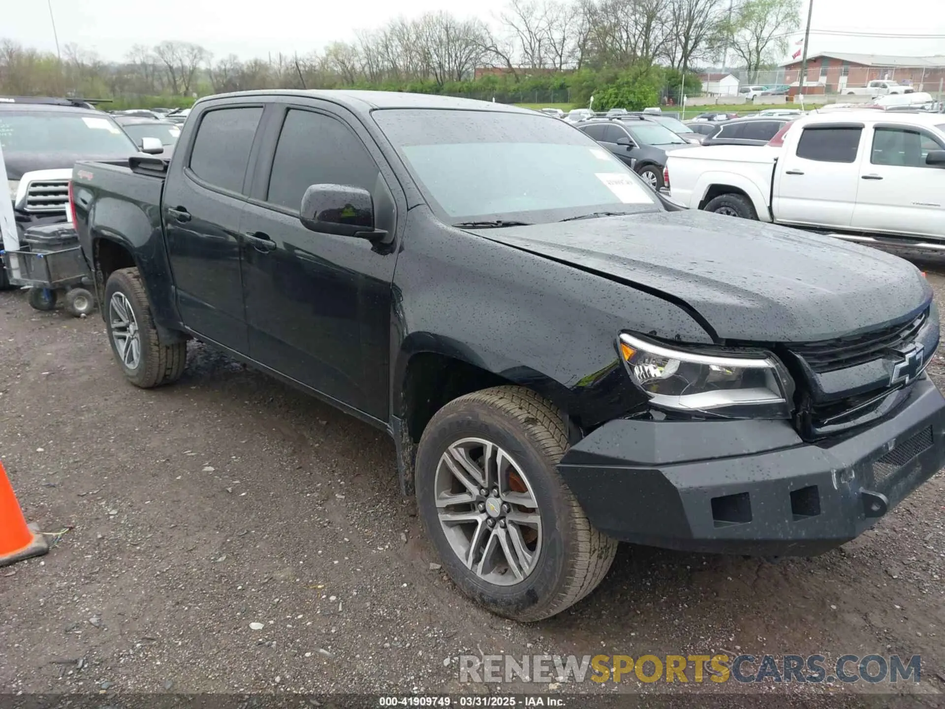 1 Photograph of a damaged car 1GCGTBEN9L1140648 CHEVROLET COLORADO 2020