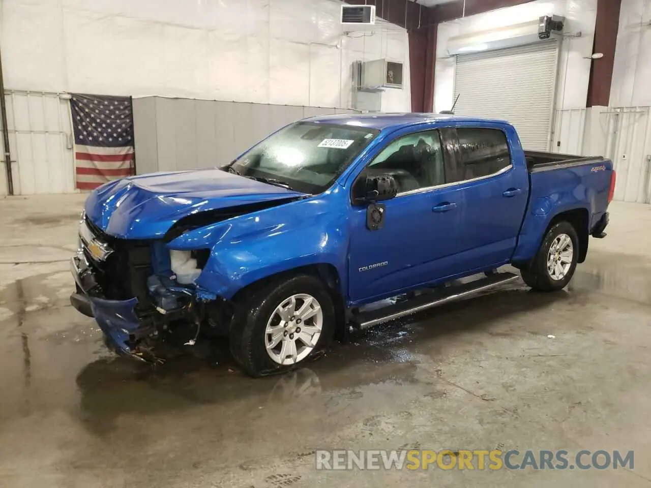 1 Photograph of a damaged car 1GCGTCEN2L1202736 CHEVROLET COLORADO 2020