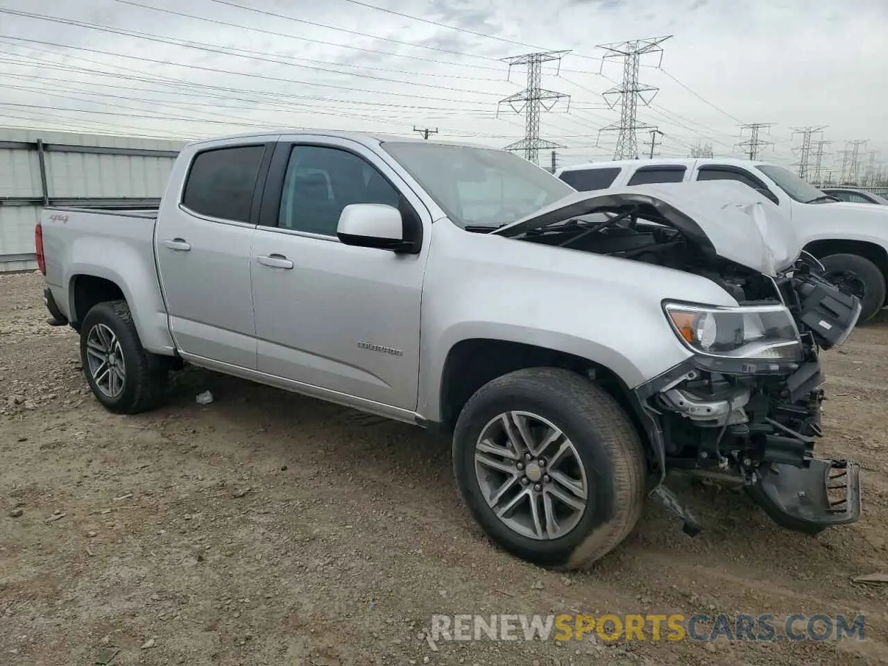 4 Photograph of a damaged car 1GCGTCEN5L1200740 CHEVROLET COLORADO 2020