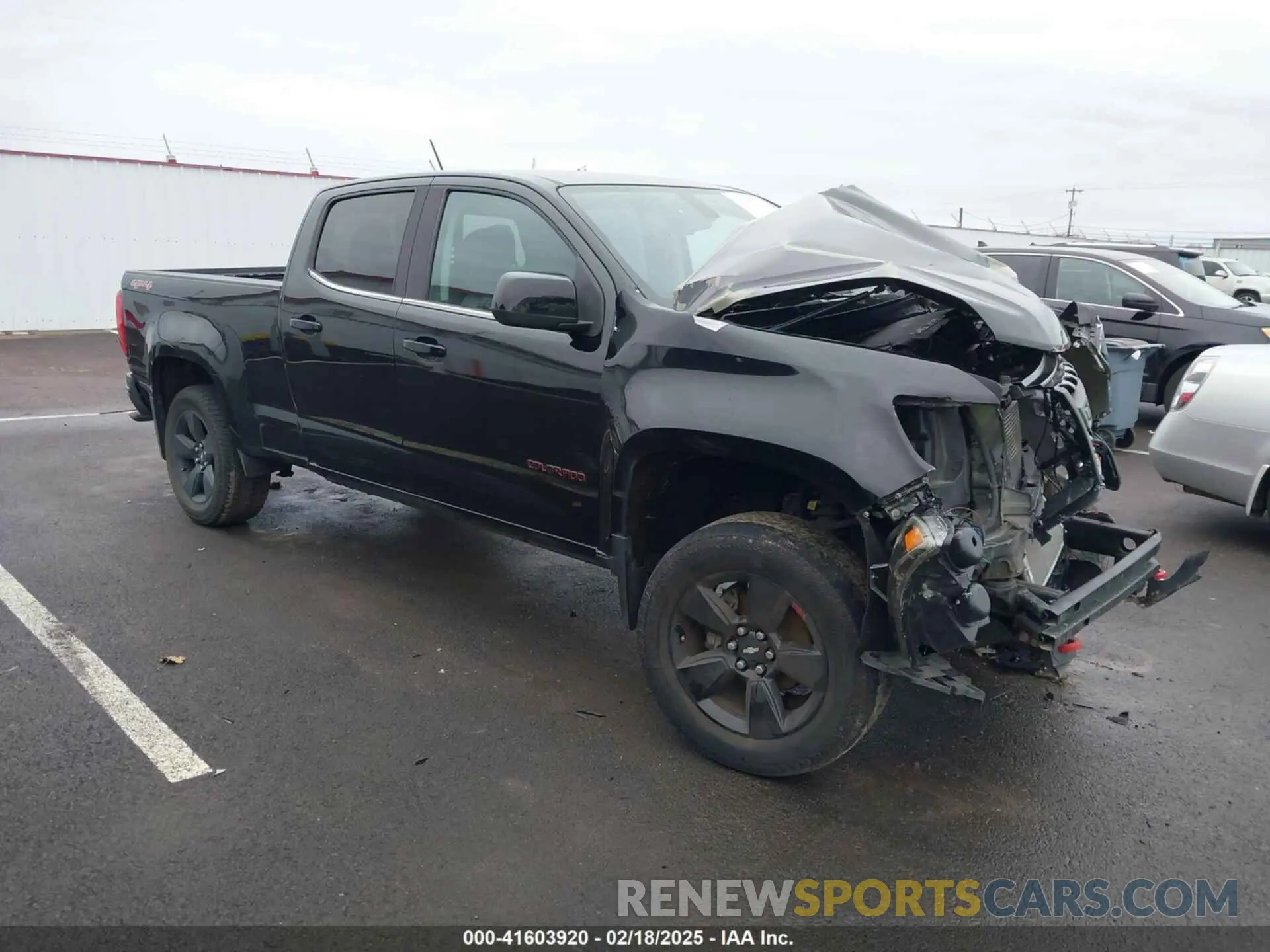 1 Photograph of a damaged car 1GCGTCEN6L1186041 CHEVROLET COLORADO 2020