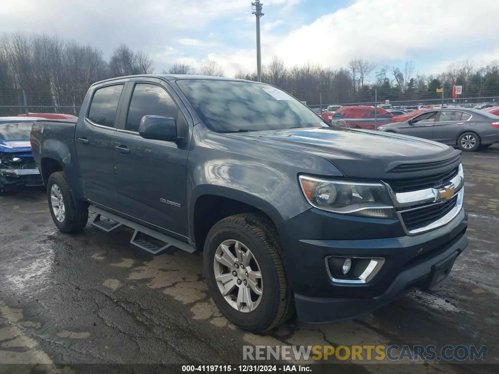 1 Photograph of a damaged car 1GCGTCEN9L1134239 CHEVROLET COLORADO 2020