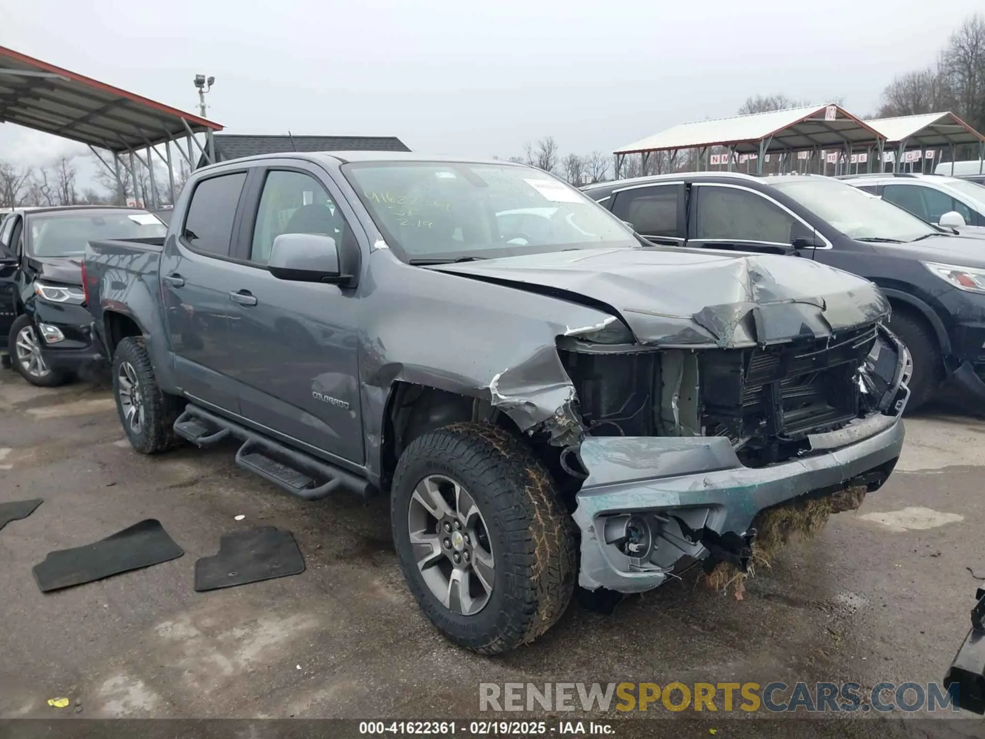 1 Photograph of a damaged car 1GCGTDEN3L1154721 CHEVROLET COLORADO 2020