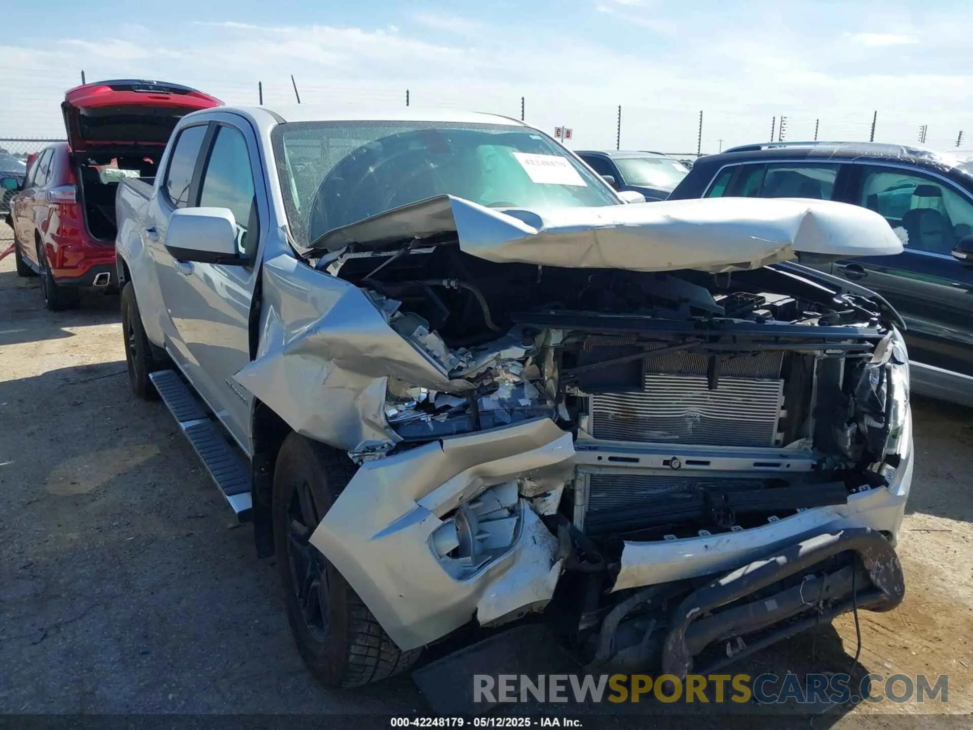 1 Photograph of a damaged car 1GCGTDEN7L1131961 CHEVROLET COLORADO 2020
