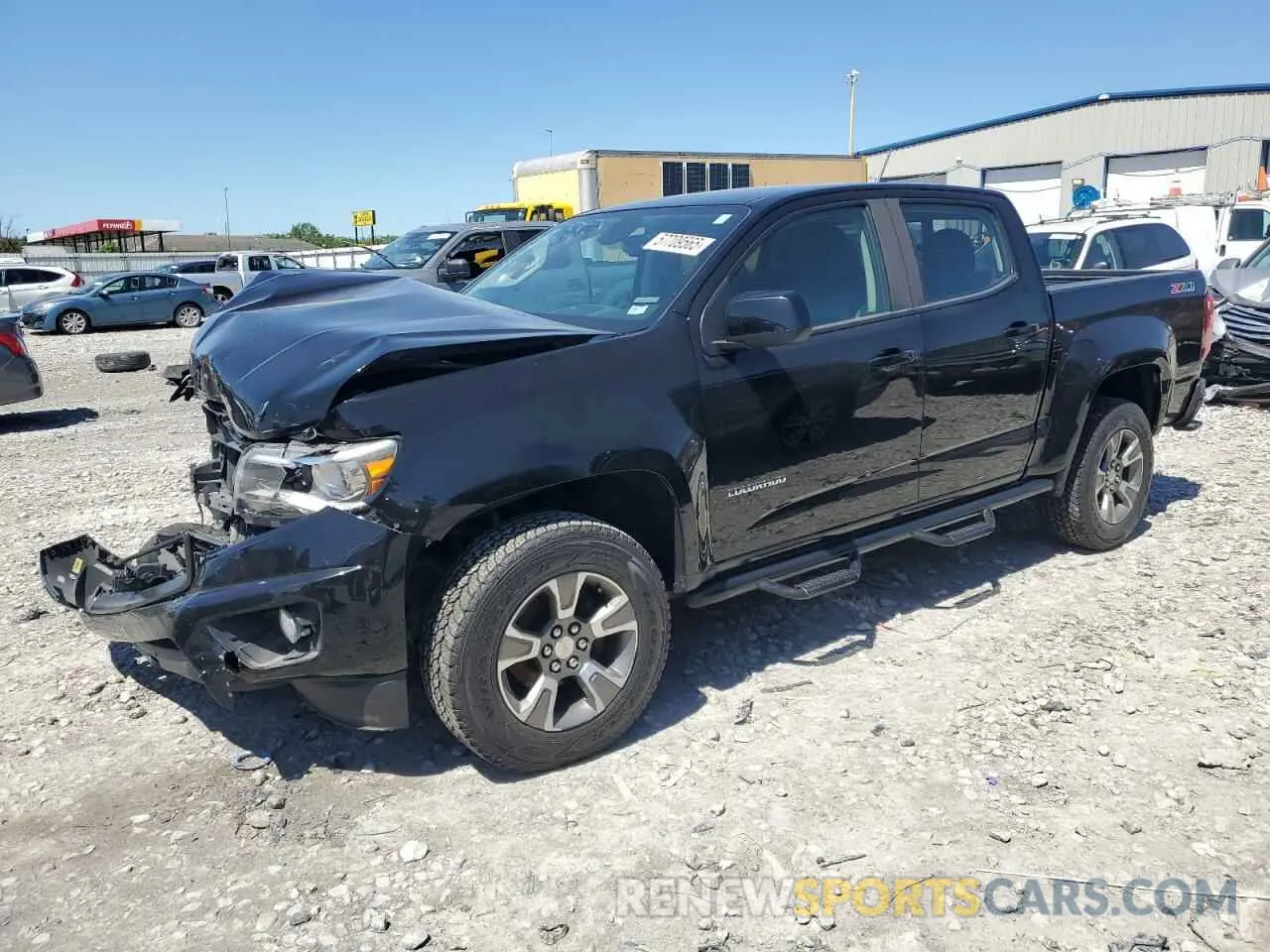 1 Photograph of a damaged car 1GCGTDEN7L1229369 CHEVROLET COLORADO 2020
